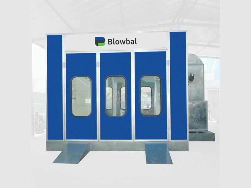 Custom car paint booth